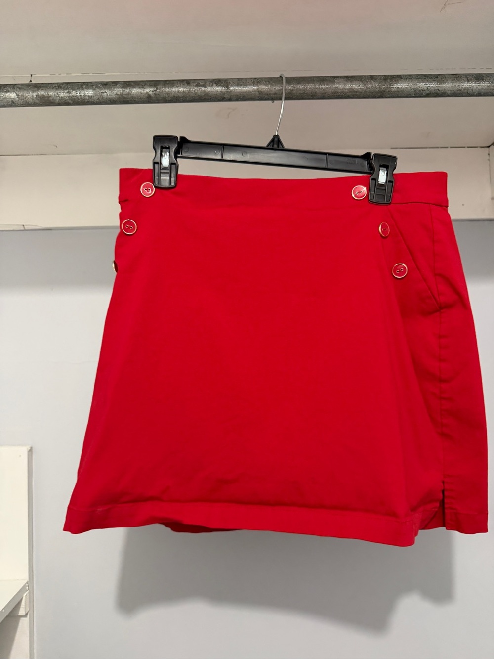 Rafaella Hot Red Skirt w/Hidden Shorts